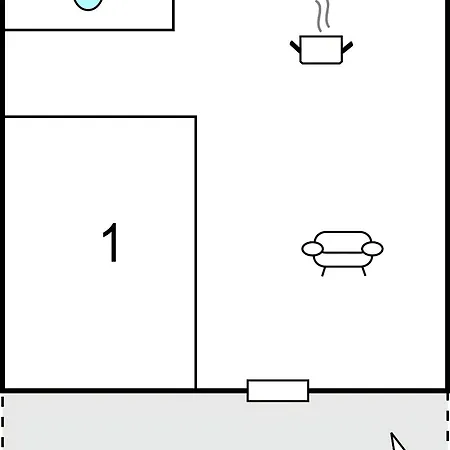 1 Bedroom Stunning In Komarna *